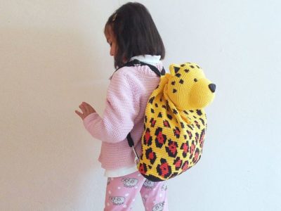 crochet Jaguar BagPack easy pattern
