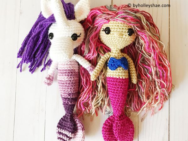 crochet My Lovely Mermaid Set free pattern