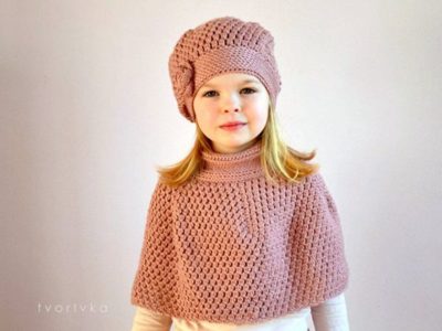crochet New Amazing Hat and Cape easy pattern