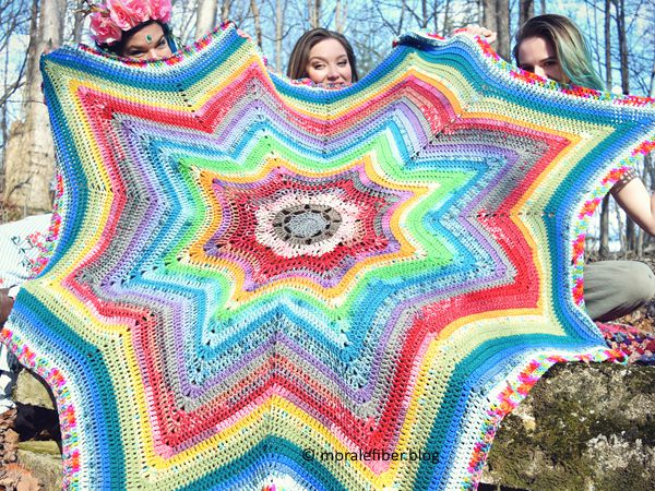 crochet Sundogs Throw free pattern
