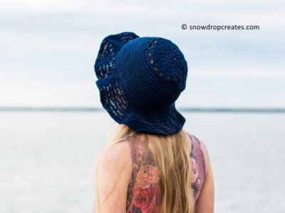 crochet Bluebell Sunhat free pattern