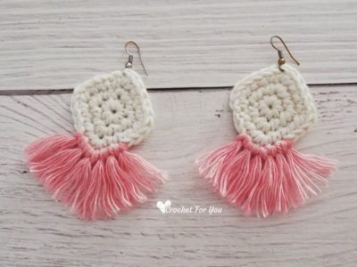 crochet Boho Style Earrings free pattern
