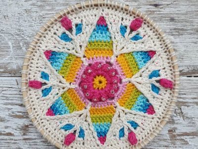 crochet Fancy Nancy Mandala free pattern
