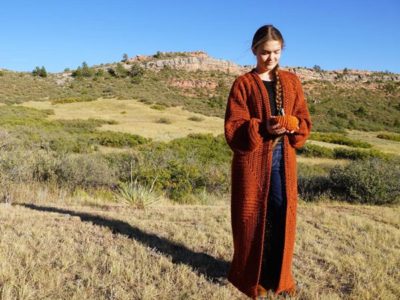 crochet Mountain Harvest Cardigan easy pattern