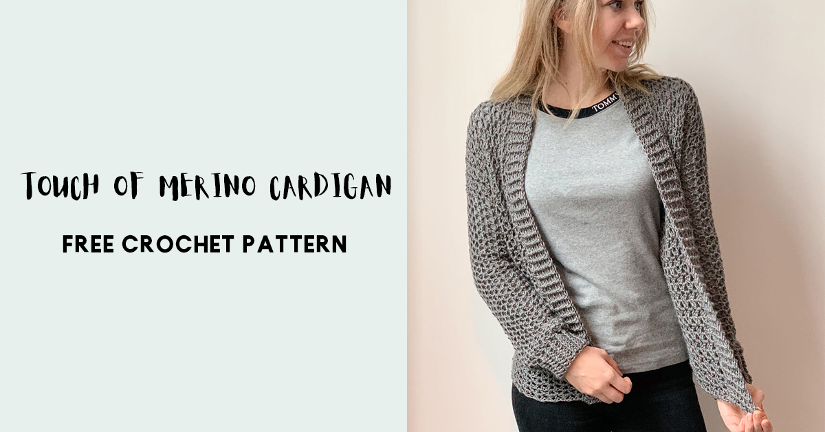 TOUCH OF MERINO CARDIGAN – Share a Pattern