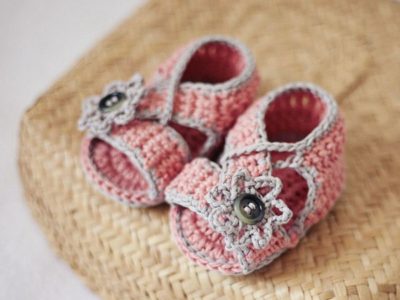 crochet Diagonal Strap Sandals easy pattern