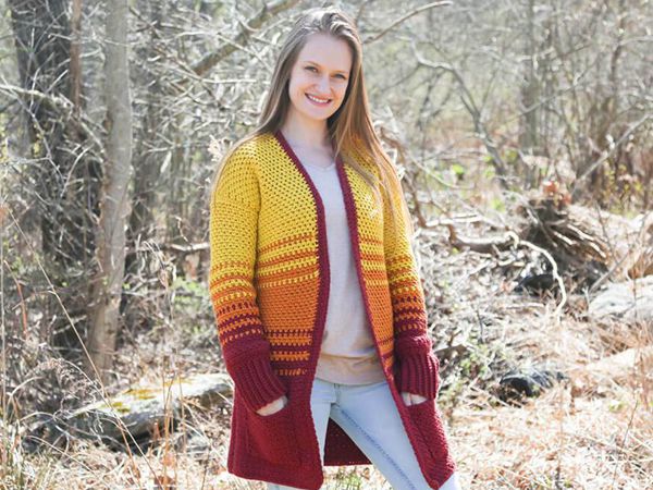 crochet Holly Cardigan free pattern