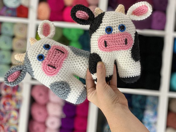 crochet Mia Moo Moo Cow Amigurumi free pattern