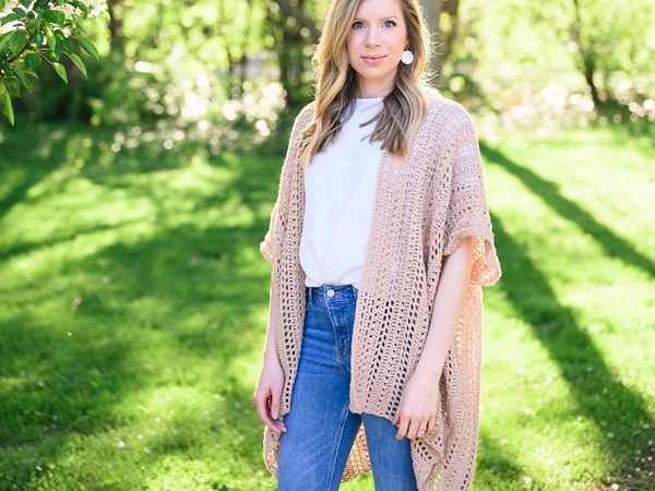 crochet Perfect Summer Poncho free pattern