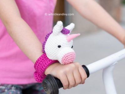 crochet Unicorn Slap Bracelet Buddy free pattern