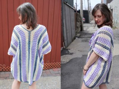 crochet Wisteria Drops Kimono free pattern