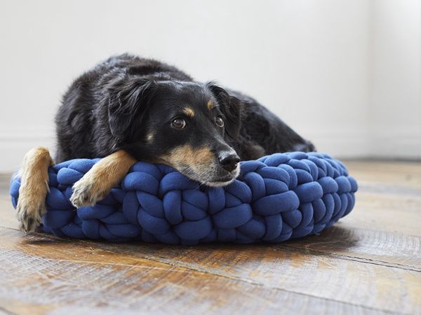Finger Crochet Pet Bed free pattern