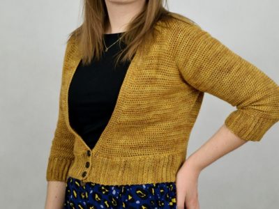 Rhea V-neck Crochet Cardigan