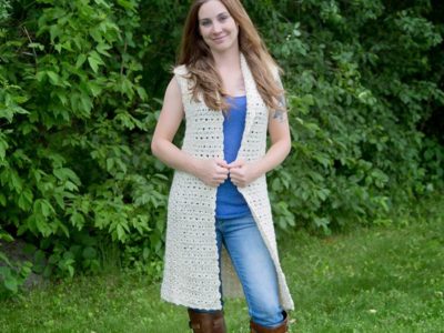 crochet Juniper Vest free pattern