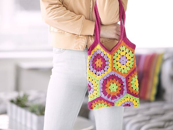 crochet Kaye Market Bag free pattern