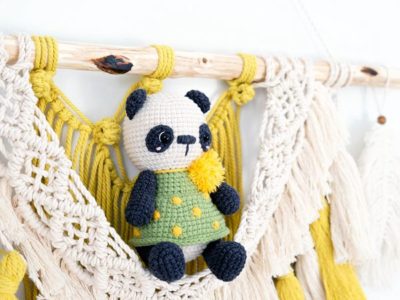 crochet Little panda free pattern