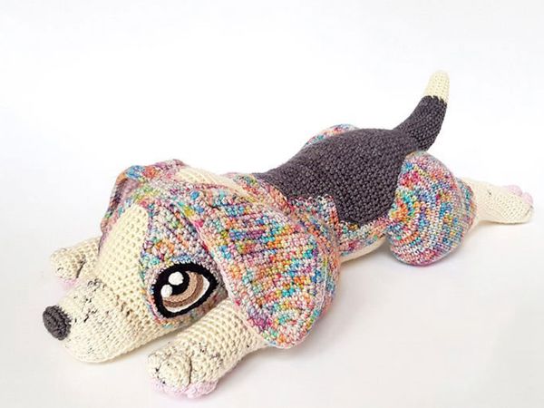 crochet Rocket the Beagle easy pattern