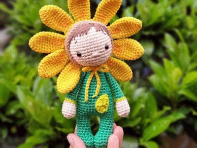 CROCHET Sunny the Flower Girl EASY pattern