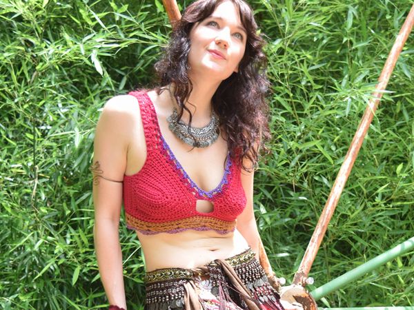 crochet Acanthus Top free pattern