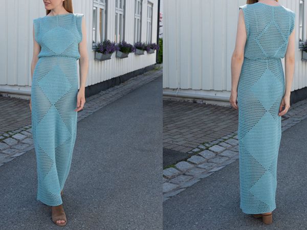 crochet Poolside Dress easy pattern