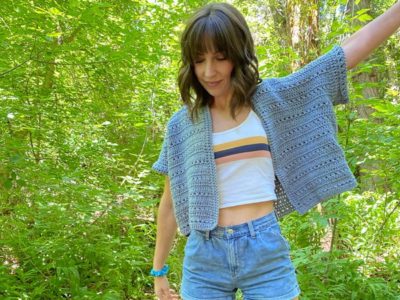 crochet Sunday Morning Cardigan free pattern