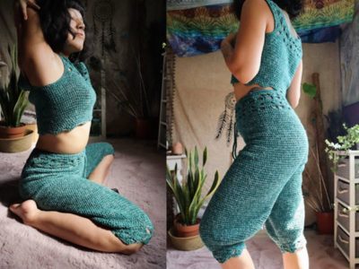 crochet Thai Yoga Pants easy pattern