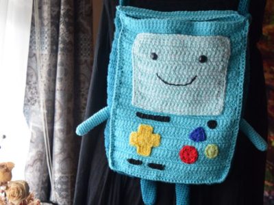 crochet Video Game Guy Backpack free pattern