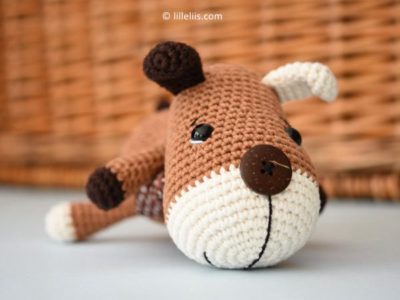 crochet AMIGURUMI SOCK PUPPY free pattern