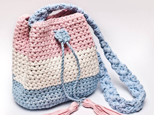 crochet Bucket Bag easy pattern