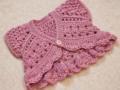 crochet Butterfly Shrug easy pattern