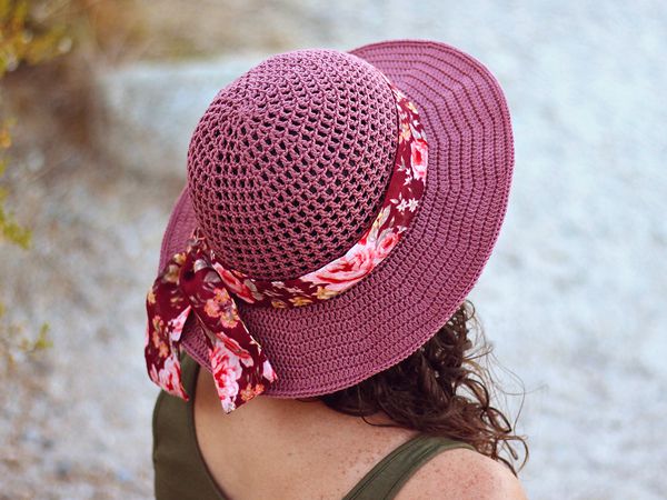 crochet Desert Sun Hat free pattern