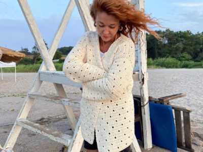 crochet Dottie Cardigan easy pattern