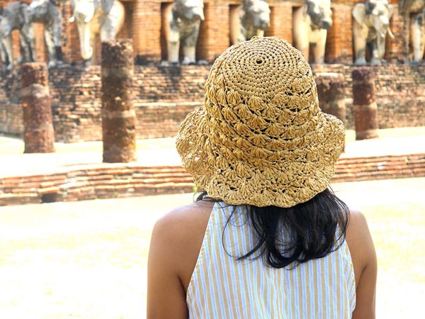 crochet Beach Day Sun Hat free pattern