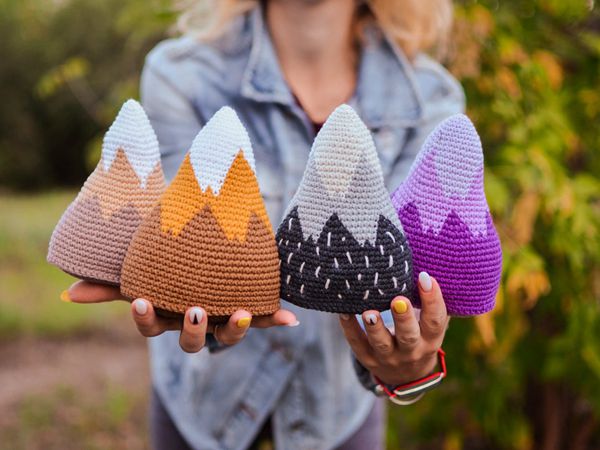 crochet Mountain amigurumi easy pattern