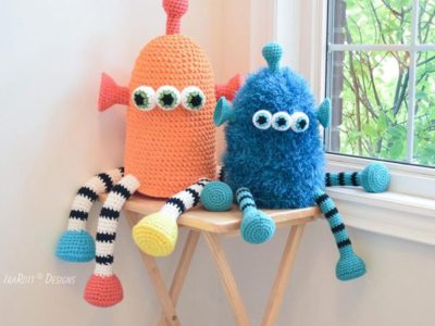crochet ZaZu The Space Monster amigurumi easy pattern
