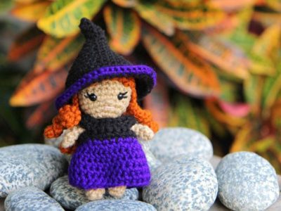 crochet Zeena Mini Witch free pattern