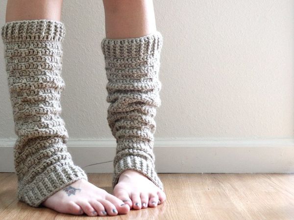 Slouchy Crochet Leg Warmers easy pattern