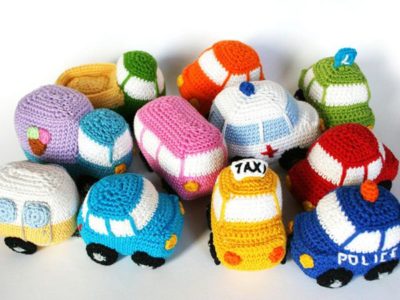 crochet 10 Little Cars amigurumi easy pattern
