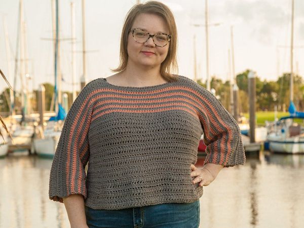 crochet Biel Sweater free pattern