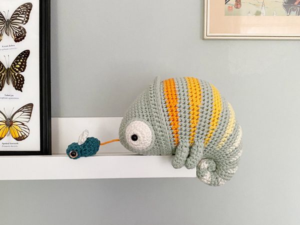 crochet Chameleon Conrad easy patterns