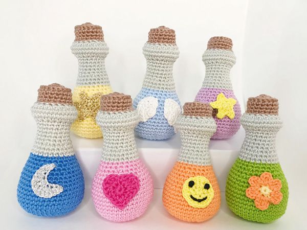 crochet Magic potions free pattern