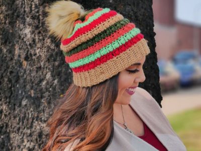 crochet Sign of the Times Beanie Hat free pattern