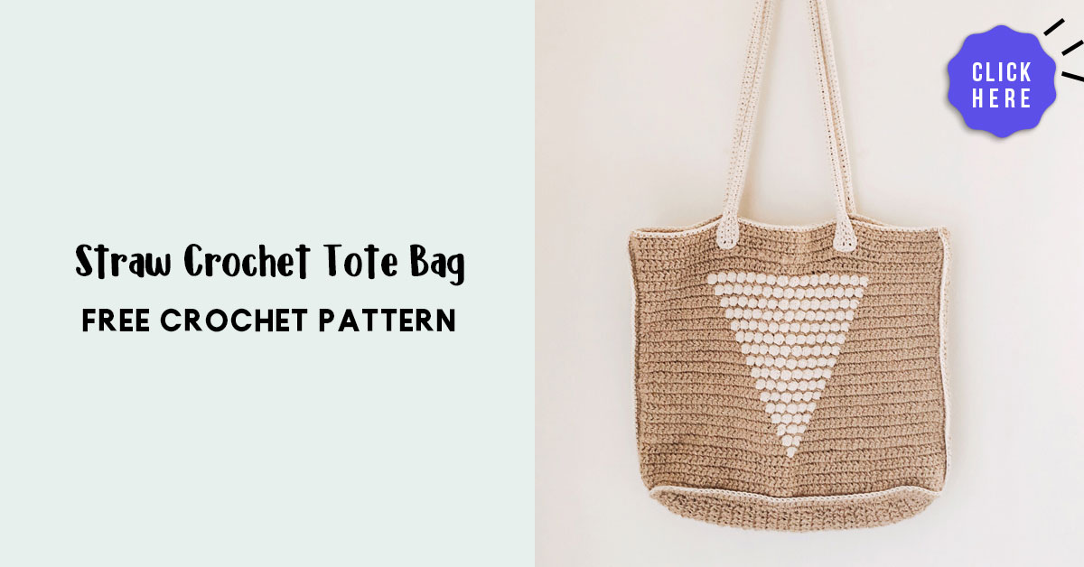 Straw Crochet Tote Bag – Share a Pattern