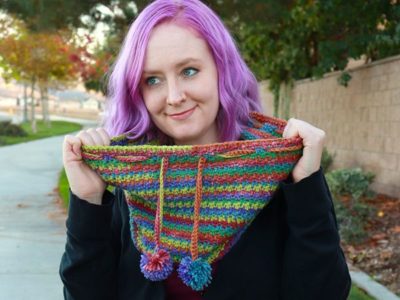 crochet Kelsey Cowl free pattern