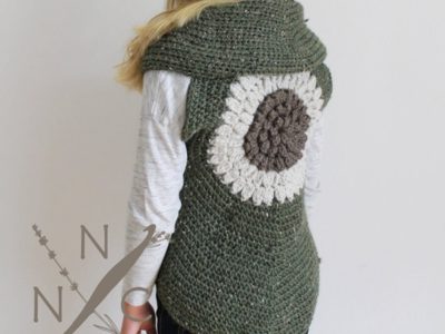 crochet The Clementine Shrug Vest easy pattern