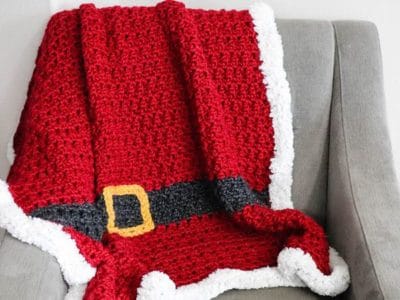 Crochet Santas Blanket free pattern