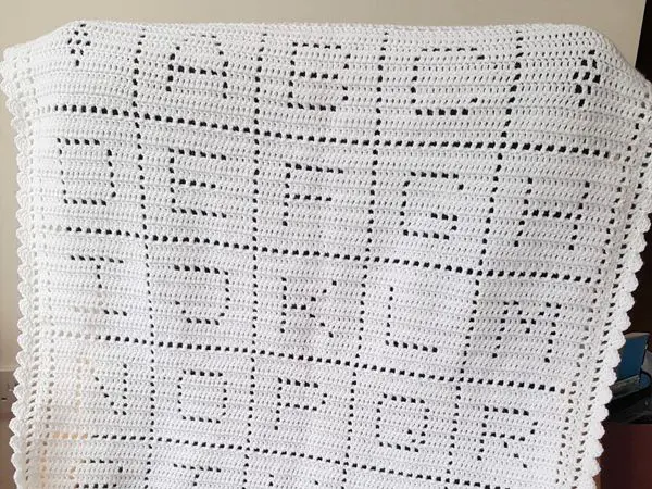 ABC Alphabet Baby Blanket