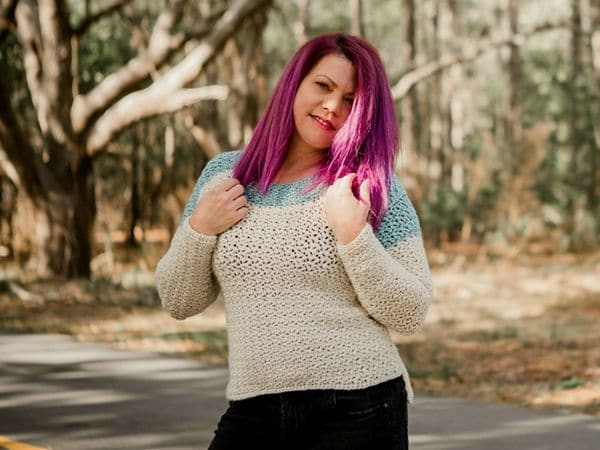 crochet Altia Pullover free pattern