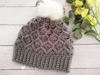 crochet Bavarian Stitch Beanie free pattern