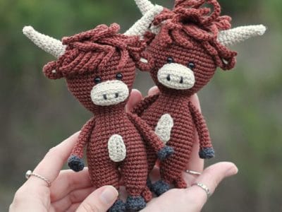 crochet Bull free pattern